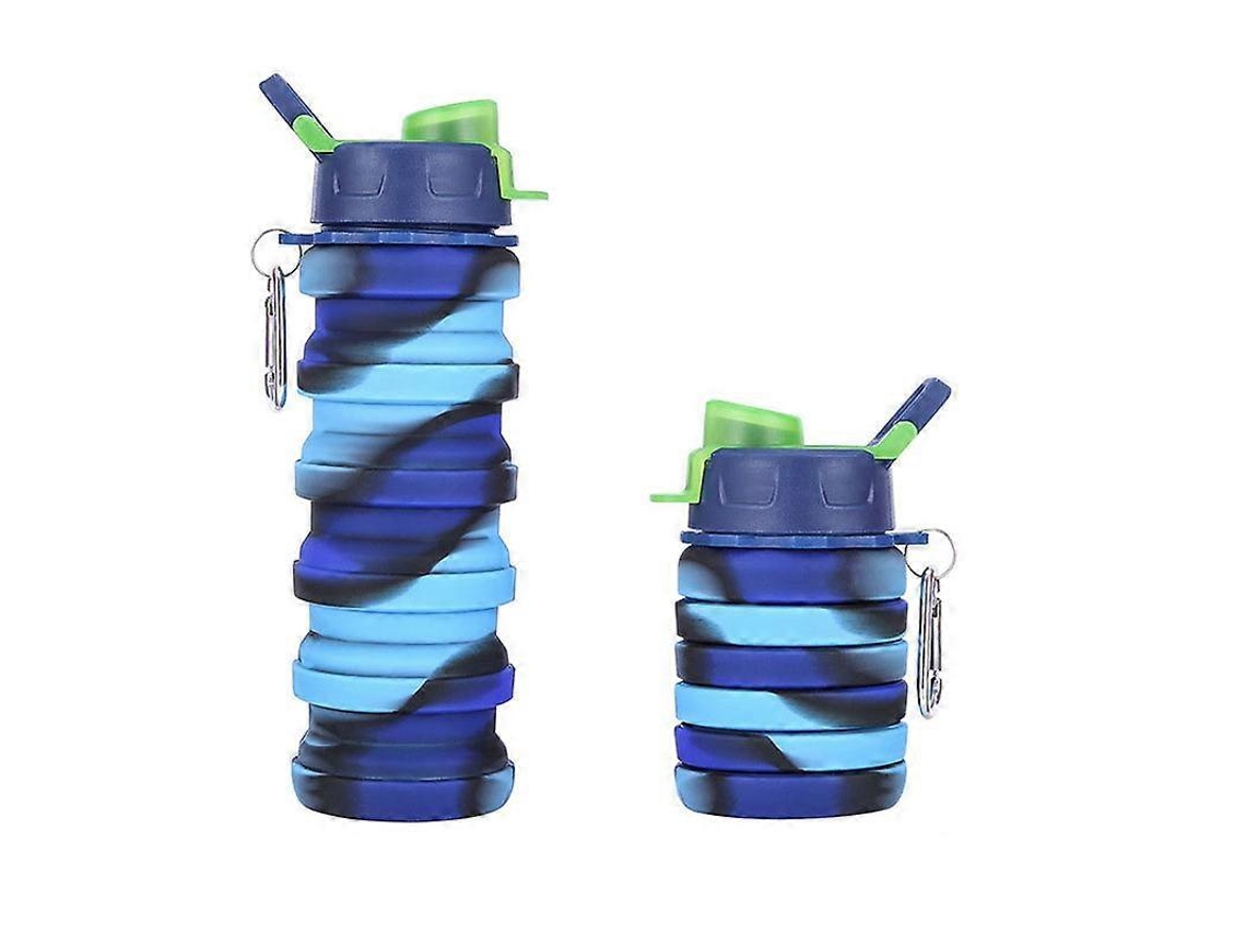 Botella De Agua Plegable, Retráctil, Portátil, Deportiva, Botella De Agua Rosewell