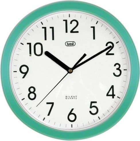 Trevi Om 3301 reloj de pared silencioso 255 cm con maquinaria cuarzo