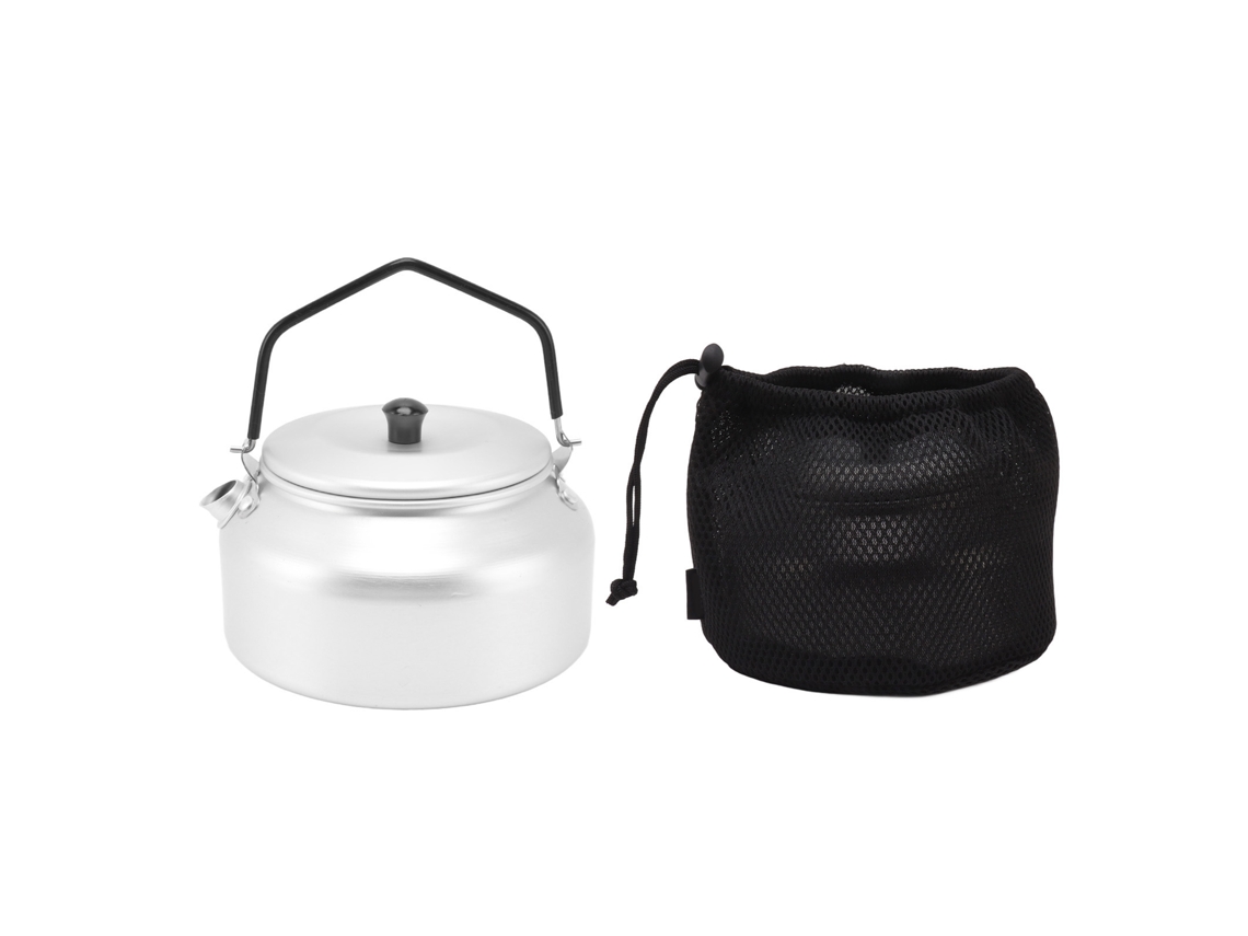 Hervidor De Camping Ligero Aleación Aluminio, Portátil, Para Té Y Café, Ideal Barbacoas