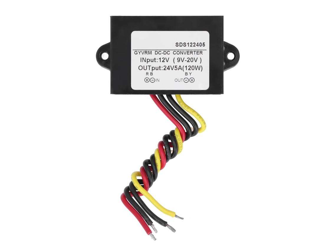 Módulo Convertidor Elevador Dc-dc De 12 V A 24 V, Fuente De Alimentación De 5 A, 120 W, Gyvrmsds122405