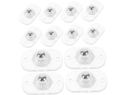 Ruedas 12 Autoadhesivas Rotación 360 Grados Muebles,