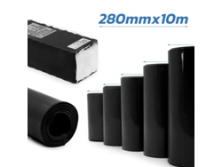 Termorretráctil Negro 280m 10m