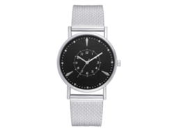 Reloj De Pulsera Plateado De Cuarzo Para Hombre Fanteeda, Estilo Casual Y Elegante.