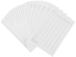 Tarjetas De Marcadores De Puntuación De Golf