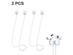 Correas Magnéticas Antipérdida para AirPods, Silicona Deportiva, 2 Pares JEIIBRZUI