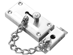 Pestillo De Puerta Deslizante Acero Inoxidable Amazwi Con Cadena Cerradura Antirrobo 1 Pieza