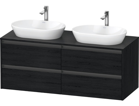 Mueble DURAVIT Ketho.2 bajo lavabo recorte para lavabo en ambos lados 1400x568x550mm K24898B