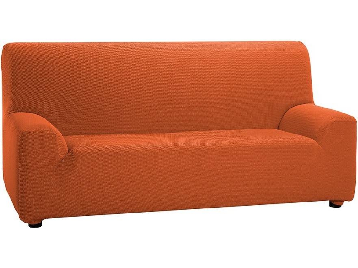 Funda de Sofá TODOPARAMICASA Túnez Naranja (3 Plazas - 240 cm)
