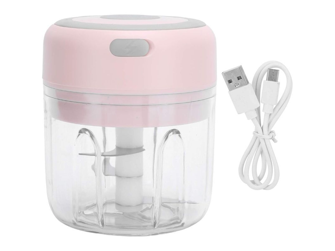 2026-molinillo Eléctrico De Ajo 250ml Usb Inalámbrico Cortador De Verduras Y Carne Con Hoja De Acero Inoxidable