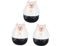 Temporizador mecánico moderno de 3 piezas con cuenta regresiva para hornear y cocinar - Temporizador de cocina Vayotoy