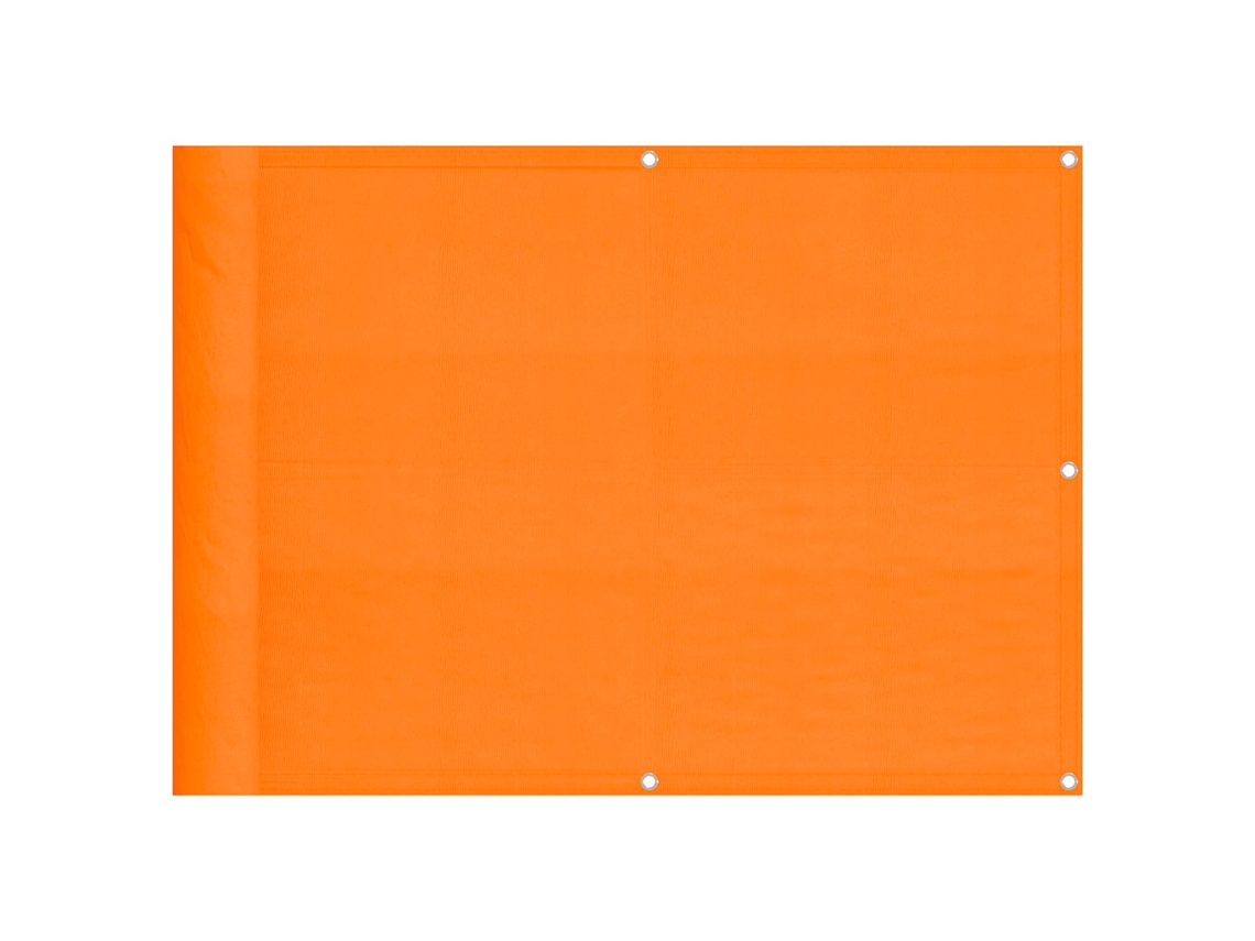 Maison Exclusive - Mampara De Balcón Naranja 75x800 Cm 100% Poliéster Oxford