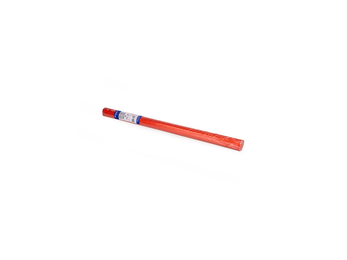 FABRIANO Rollo de Papel Crepé 0,50 x 2,5 m 32 g/m² Naranja Fuerte