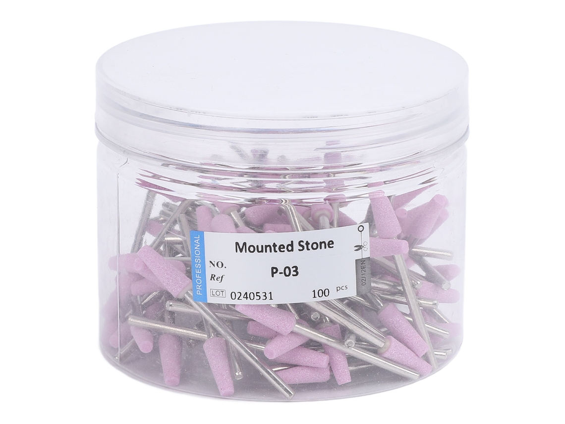 Omni-100 Piezas Brocas De Taladro De Uñas De Cuarzo Herramienta De Manicura Y Pedicura Quitacutas Brocas De Moledores Profesionales Con Contenedor