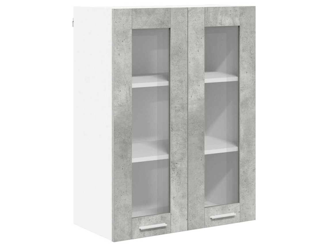 Maison Exclusive - Mueble Colgante Con Puerta Gris Concreto 60 X 31 X 80 Cm