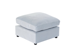 Reposapies Poliester Madera Azul Celeste 55x55x35cm