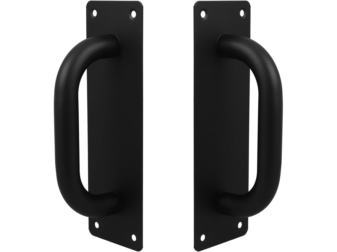 Juego De 2 Manijas De Empuje Gruesas De Acero Inoxidable Para Puertas