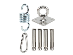 Kit De Suspensión Para Hamaca De Acero Inoxidable Duradero, Conexión Firme, Herrajes Prácticos Para El Hogar.