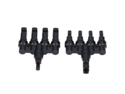 Conector De Derivación Fotovoltaica T 4 A 1 Par Macho-hembra 50a Latón Ip67 Ppo
