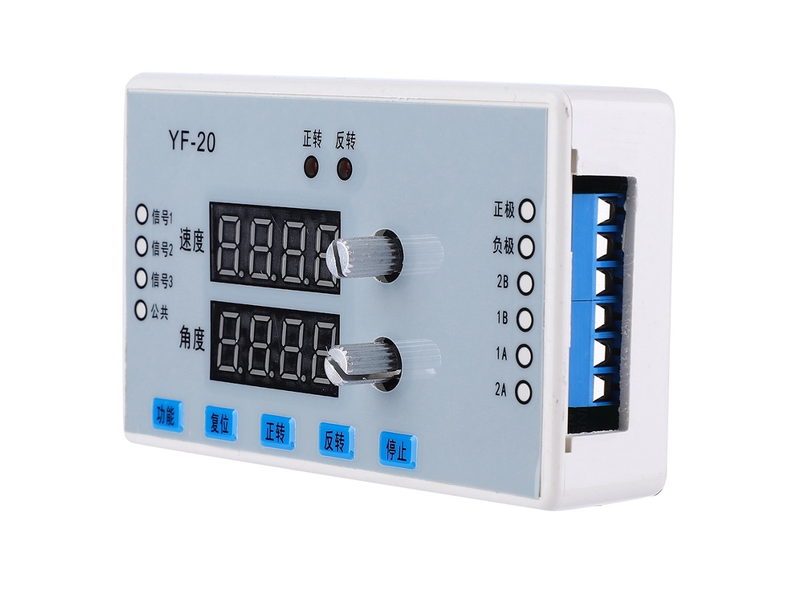 2026as - Controlador digital de velocidad para motor paso a paso con pantalla, 7-30 V CC, módulo regulador de velocidad