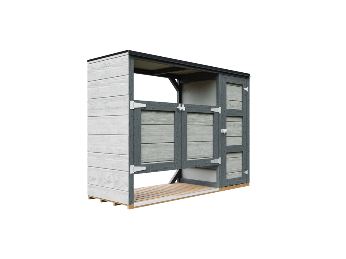 Cobertizo Jardín Para Cubos Basura 2x240l M981a-tundra Cavern