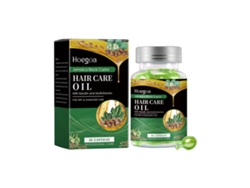 Cápsulas para el cuidado del cabello con aceite de ricino negro