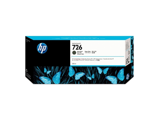 Cartucho de Tinta Original HP 726 de 300 ML CH575A Negro mate