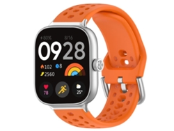 Correa para Xiaomi Band 9 Pro / 8 Pro - Correa deportiva de silicona - Hebilla plateada