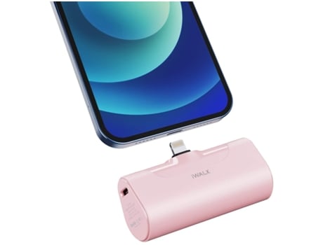 Cargador Portátil Banco Energia Ultracompacto Compacto para iPhone 12 YIZHOOD Rosa