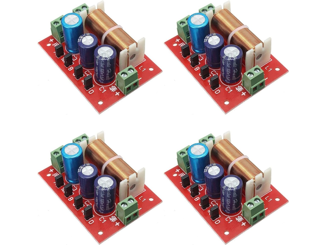 Altavoz crossover de 2 vías 4 x 400W, divisor de frecuencia de 4 a 16 ohmios. SFUSHOS (alta/baja)