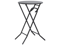 Mesa de jardín antracita 50 x 50 x 72 cm Metal MAISON EXCLUSIVE