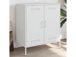 Aparador De Acero Blanco 68x39x79 Cm