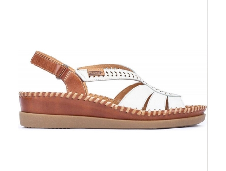 Sandalias de Mujer PIKOLINOS Cadaques Taglia Uk Piel Beige (41)