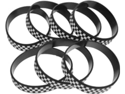 40 Pulseiras De Silicone Quadriculadas Com Tema De Carros De Corrida- Lembrancinhas Para Fãs De, Aniversários