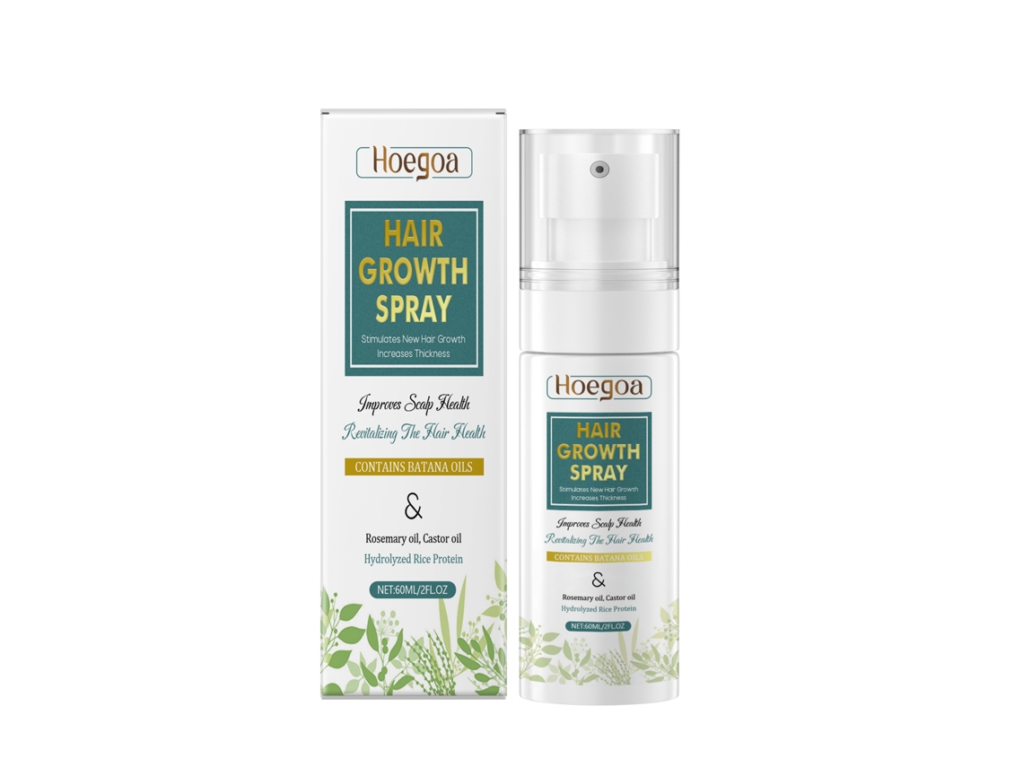 Spray eficaz para el crecimiento rápido del cabello