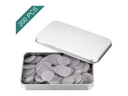 2026da-200 Filtros De Tubo De Acero Inoxidable, 0.75 Pulgadas Con Caja De Almacenamiento Metalica Tzh
