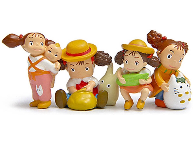 Figuras EASTVAPS Totoro Cartoon (4 Piezas)