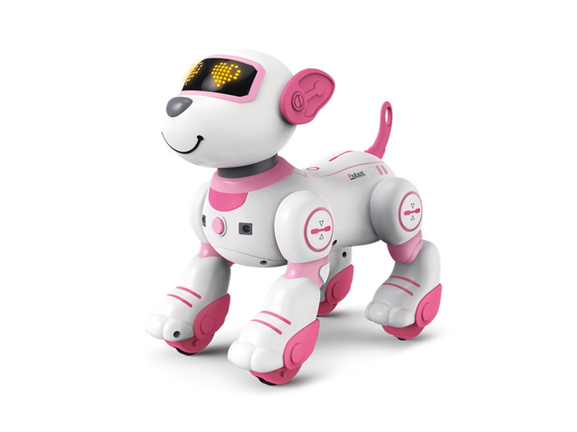 Robot Teledirigido Con Baile, Música, Luces, Programable, Juguete Para Niños Y Niñas, Color Rosa.