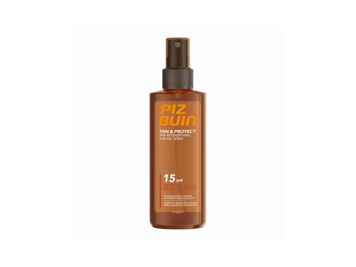 Aceite Bronceador PIZ BUIN Tan & Protect SPF 15 (150 ml)