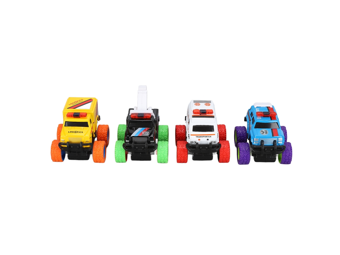 Ambulancia De Juguete Educativa Y Ligera Con Diseño Exquisito Y Función De Retroceso Para Niños.