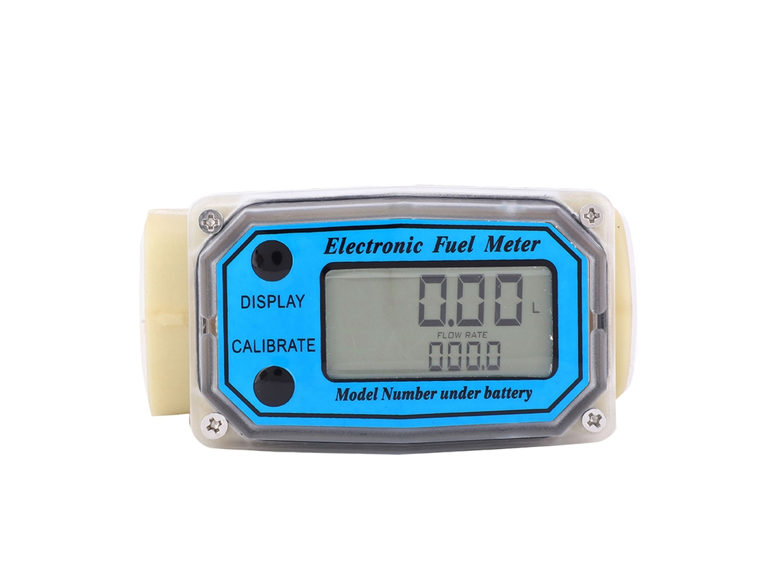 Caudalímetro Digital Para Turbina Diésel De 10-90 L/min Con Rosca Bspt De 1 Pulgada Para Combustibles.