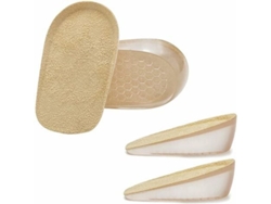 2 Pares De Plantillas Autoadhesivas Invisibles De Silicona, Con Alzas De Tacón De 2,5 Cm, Resistentes A Los Impactos Para Hombre.