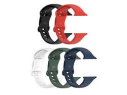 5 Piezas De Correa Suave De Reemplazo Para Apple Watch Iwatch Series De 38-44mm Pulsera