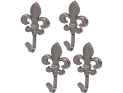 Gancho Individual De Pared Con Forma De Flor De Metal Para Abrigos Y Bolsos