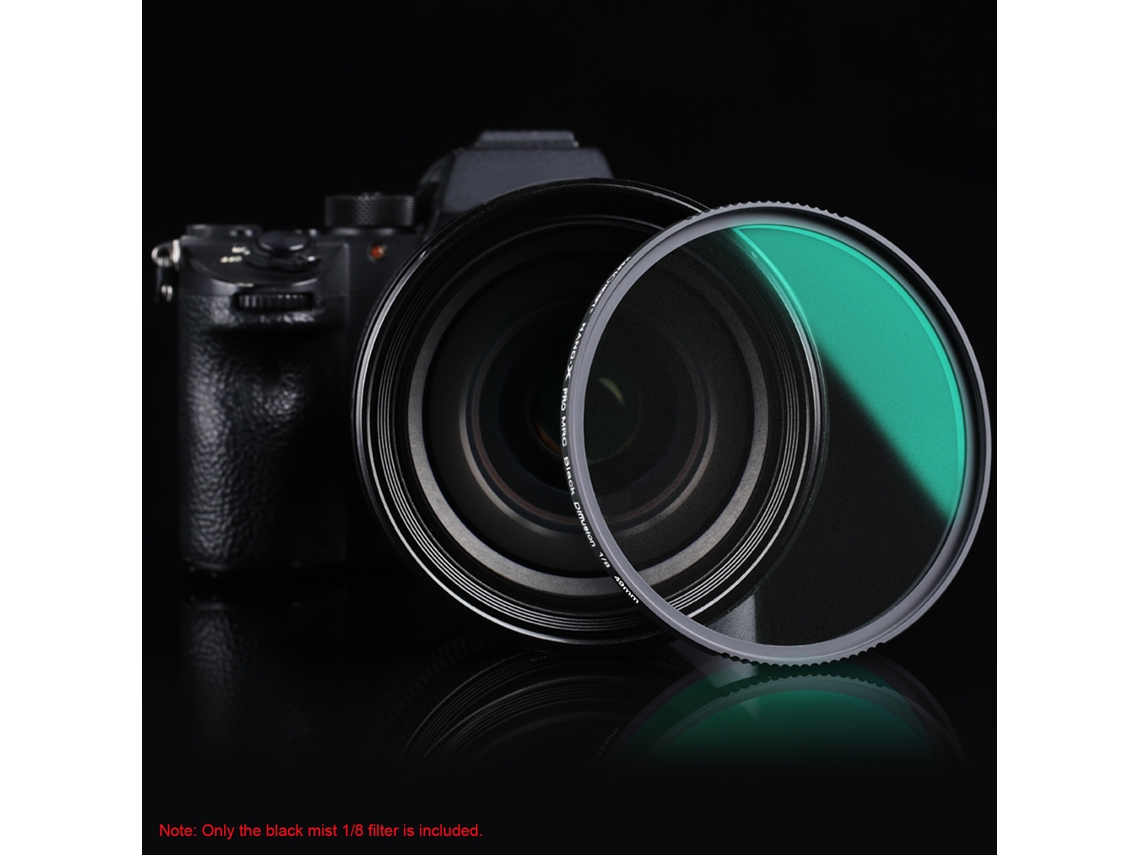 Filtro De Enfoque Suave Black Mist 1/8 Kf Concept 49mm Impermeable Anti-rayas Para Lentes De Cámara