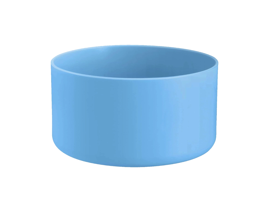 JILLIOPER Set de vasos térmicos de silicona antideslizante, alta temperatura, set de vasos de 7,5 cm y 9 cm con base de silicona