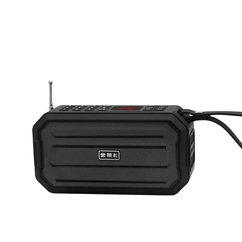 Altavoz Bluetooth con radio FM retro, lector de tarjetas TF/USB y auriculares MDUG