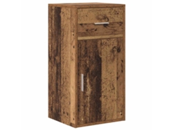 Maison Exclusive - Aparador Con Cajón Madera Vieja 38 X 34 X 75 Cm