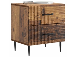 Maison Exclusive - Armario De Noche Madera Envejecida 43 X 34,5 X 47,5 Cm