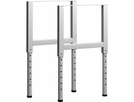 Conjunto 2 Estructura de metal VIDAXL Gris Metal (55x95.5 cm)
