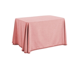 Lanovenanube Falda Camilla Rectangular Chenilla Rosa, 80x120